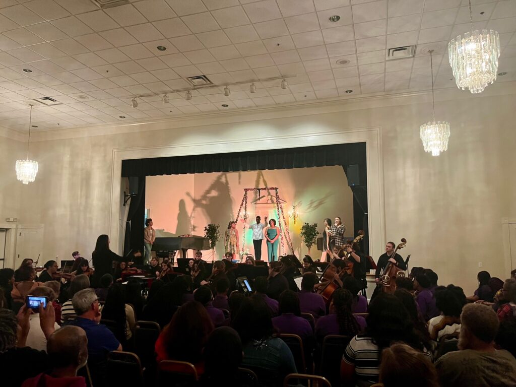 CC - audience watching performers on stage 2